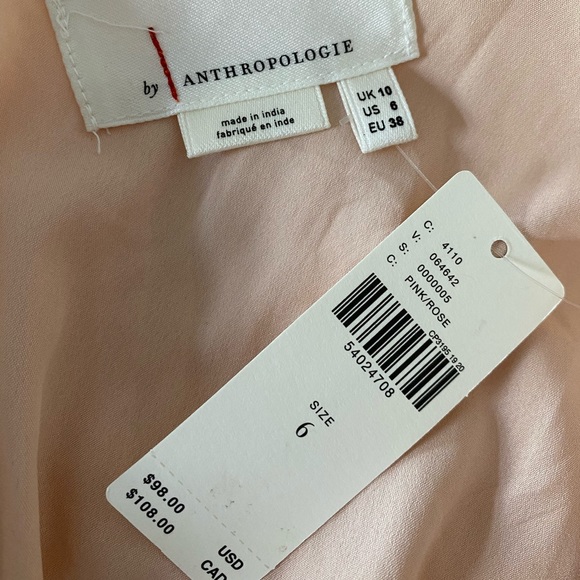 Anthropologie Pink Sequin Amelie Tank Top - Picture 5 of 6